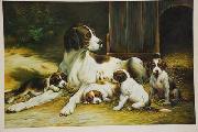 unknow artist Dogs 035 oil painting on canvas